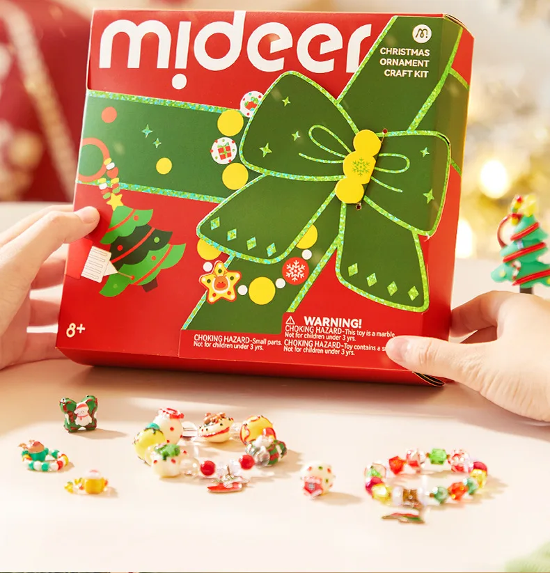 Набір для виготовлення новорічних прикрас Mideer коштовності для дівчинки( MD3409 ) Різдвяні подарунки